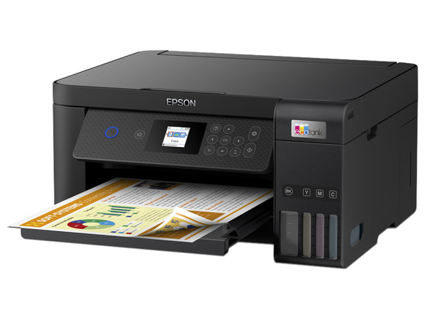 Multifuncional de Sistema de Tanques de Tinta Epson EcoTank L4260, Impresora, Copiadora y Escáner, Wi-Fi, USB. (2 años de garantía)