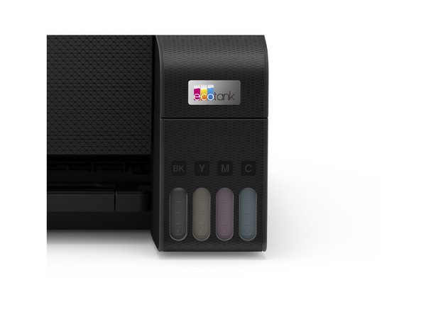 Multifuncional Epson EcoTank L3251, Sistema de Tanques de Tinta, Impresora, Copiadora y Escáner, Resolución Máxima de Impresión de hasta 5760 x 1440 DPI, Velocidad de Impresión en Negro de 33 ppm, Wi-Fi, USB, Color Negro.
