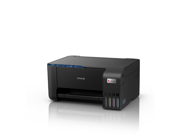 Multifuncional Epson EcoTank L3251, Sistema de Tanques de Tinta, Impresora, Copiadora y Escáner, Resolución Máxima de Impresión de hasta 5760 x 1440 DPI, Velocidad de Impresión en Negro de 33 ppm, Wi-Fi, USB, Color Negro.