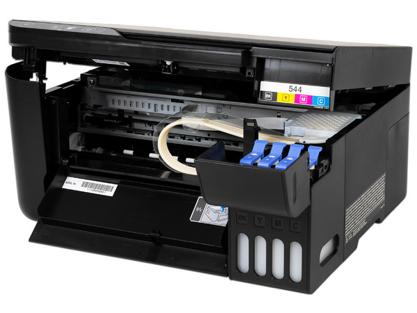 Multifuncional Epson EcoTank L3210 con Sistema de Tanques de Tinta, Impresora, Copiadora y Escáner, USB. Incluye Unidad de Estado Sólido Externo ADATA SC740 de 1TB.