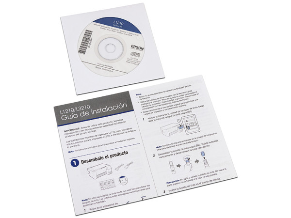 Impresora de Sistema de Tanques de Tinta a Color Epson EcoTank L1210, Resolución hasta 5760 x 1440 dpi, USB.