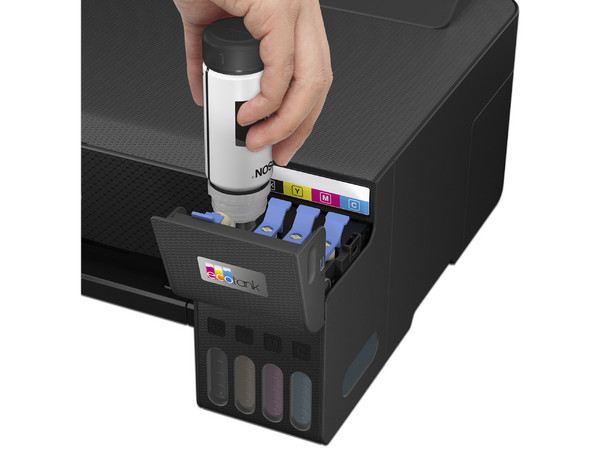 Impresora con Sistema de Tanques de Tinta Epson EcoTank L1250, Resolución de Impresión de hasta 5760 x 1440 dpi, Wi-Fi Direct, USB.