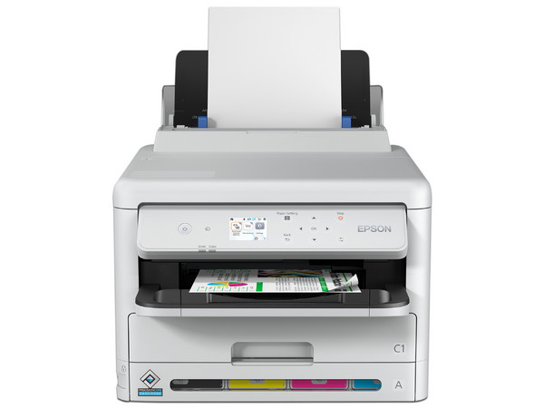 Impresora Epson WorkForce Pro WF-C5390 a Color con Sistema de Bolsas de Tinta Reemplazable, USB, Wi-Fi Direct, Color Blanco.