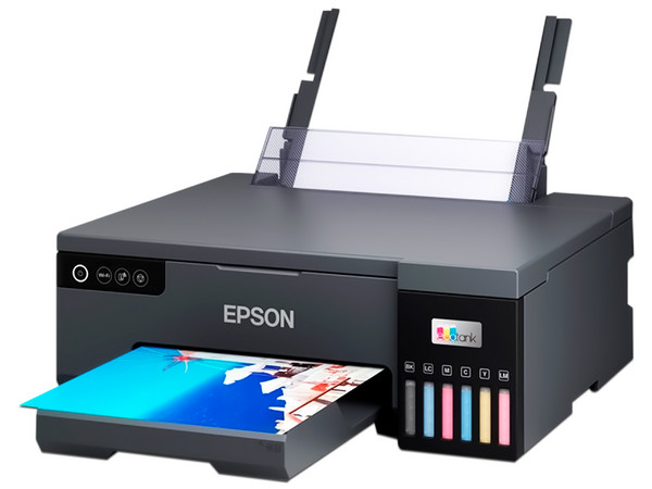 Impresora Fotográfica Epson EcoTank L8050 con Sistema de Tanques de Tinta, Resolución hasta 5760 x 1440 dpi, Wi-Fi, USB.