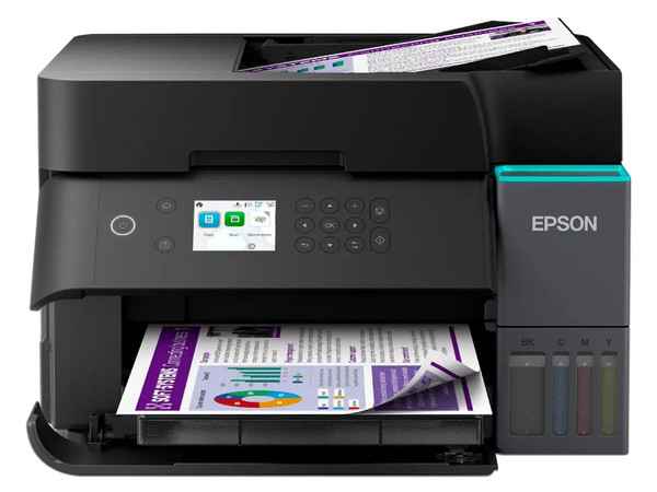 Multifuncional a Color Epson EcoTank L6370, Wi-Fi, Dúplex Automático, 4800x1200 DPI, 18 PPM Negro, 9 PPM Color.