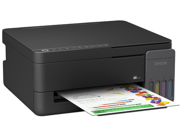 Multifuncional a Color Epson EcoTank L3350, Resolución de Impresión 5760 x 1440 DPI, Impresora, Copiadora, Escáner, Wi-Fi, USB. Color Negro.
