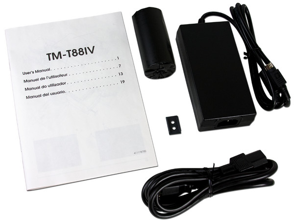 Impresora térmica Epson TM-T88IV-084 para punto de venta. Interfaz 1 x Serial, 1 x RJ-11