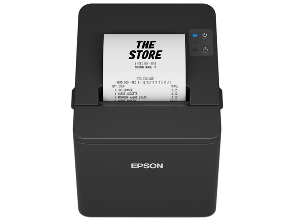 Impresora Térmica de Recibos para Punto de Venta Epson TM-T20IV-SP Resolución de Impresión de 203 x 203 DPI, USB/Serial. Color Negro.