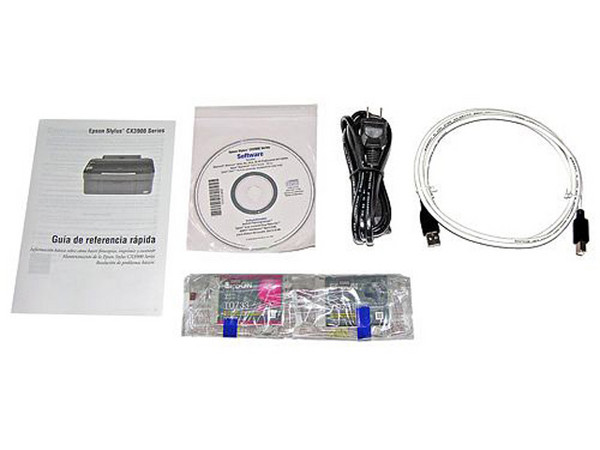 Multifuncional Epson Stylus CX3900 Impresora, Copiadora y Scanner, Resolución hasta 5760 x 1440 dpi.