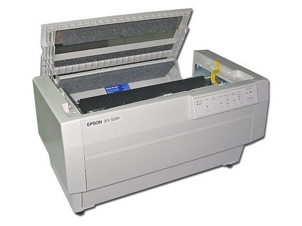 Impresora Epson DFX-5000+ de Matriz de Punto a 560 cps, rápida e inteligente.