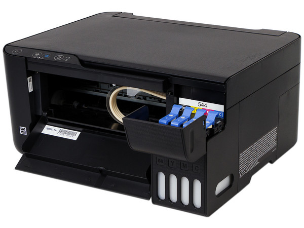 Multifuncional Epson EcoTank L3110, Impresora, Copiadora y Escáner, Sistema de Tanques de Tinta, USB. Incluye kit de Botellas de Tinta.