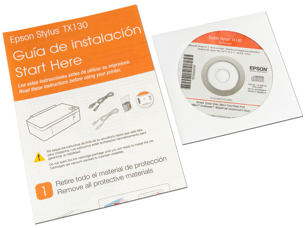 Multifuncional Epson Stylus TX130, Impresora, Copiadora y Escáner, Resolución hasta 5760 x 1440 dpi.