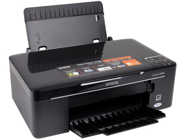 Multifuncional Epson Stylus TX130, Impresora, Copiadora y Escáner, Resolución hasta 5760 x 1440 dpi.