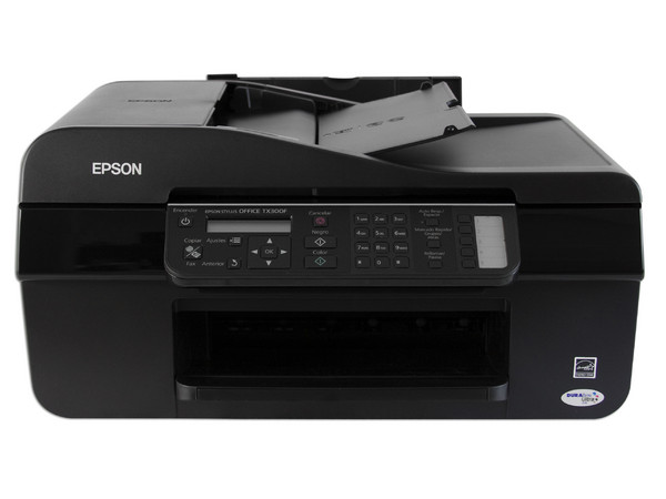 Multifuncional Epson Stylus TX300F, Impresora, Copiadora, Escáner y Fax, Resolución hasta 5760 x 1440 dpi.