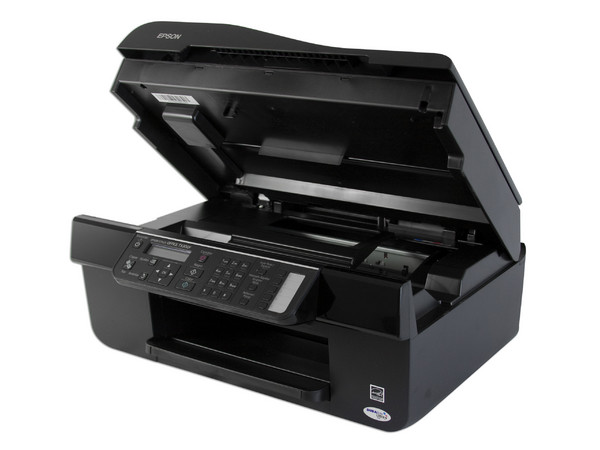 Multifuncional Epson Stylus TX300F, Impresora, Copiadora, Escáner y Fax, Resolución hasta 5760 x 1440 dpi.