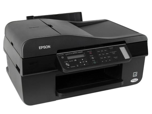 Multifuncional Epson Stylus TX300F, Impresora, Copiadora, Escáner y Fax, Resolución hasta 5760 x 1440 dpi.