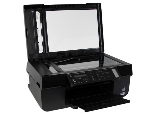 Multifuncional Epson Stylus TX300F, Impresora, Copiadora, Escáner y Fax, Resolución hasta 5760 x 1440 dpi.