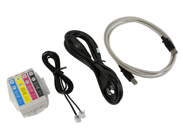 Multifuncional Epson Stylus TX300F, Impresora, Copiadora, Escáner y Fax, Resolución hasta 5760 x 1440 dpi.