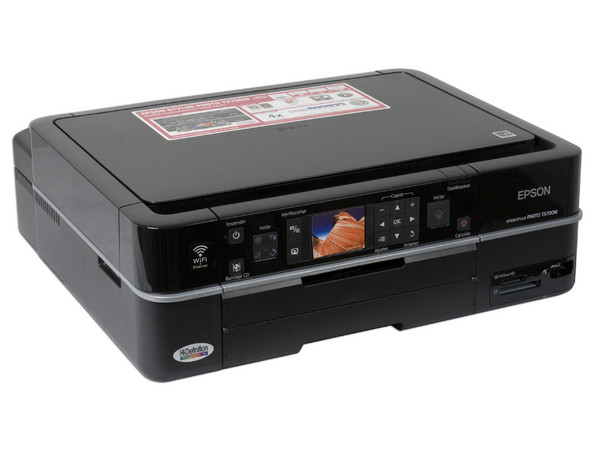 Multifuncional Epson Stylus Photo TX700W incluye Wi-Fi 802.11b/g, Impresora, Copiadora y Escáner. Impresión directa en CDs y DVDs imprimibles