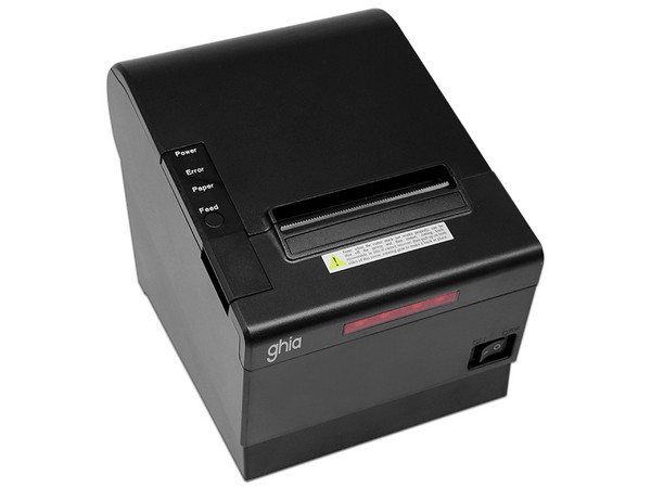 Impresora Térmica para Punto de venta GHIA GTP802, 203DPI, Ethernet, Color Negro.