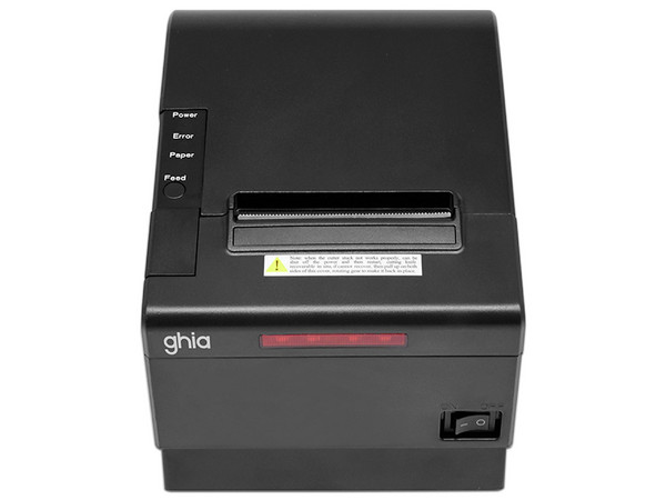 Impresora Térmica para Punto de venta GHIA GTP802, 203DPI, Ethernet, Color Negro.