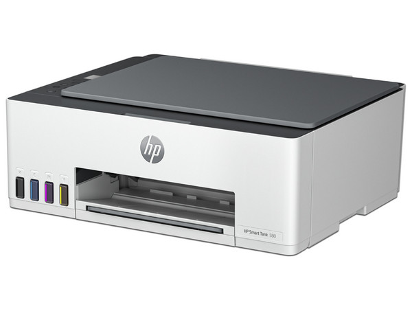 Multifuncional HP a Color de Inyección de Tinta Smart Tank 580, Impresora, Copiadora y Escáner, Wi-Fi, USB.