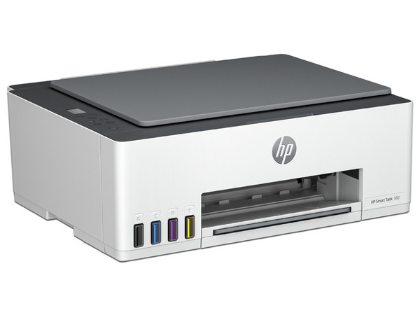 Multifuncional HP a Color de Inyección de Tinta Smart Tank 580, Impresora, Copiadora y Escáner, Wi-Fi, USB.