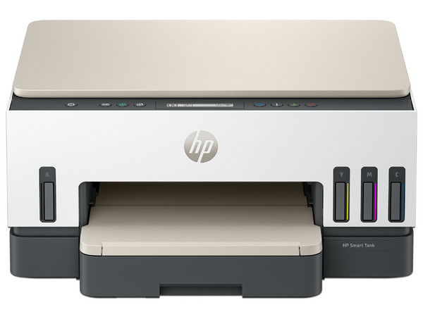 Multifuncional HP Smart Tank 712, Impresora, Copiadora y Escáner, USB. Color Blanco.