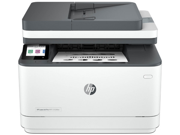 Multifuncional HP LaserJet Pro MFP 3103fdw, impresora láser monocromática, copia, escaneo y fax, con conectividad USB, Wi-Fi y Ethernet