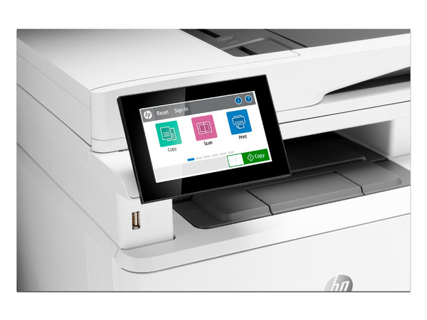 Multifuncional Láser Monocromática HP LaserJet Enterprise M430f, Impresora, Copiadora, Escáner y Fax, Ethernet, Resolución de Impresión de 600 x 600 DPI, USB.