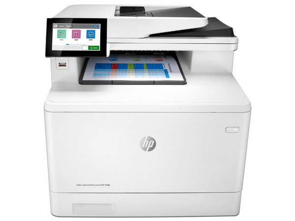 Multifuncional HP Láser a Color LaserJet Enterprise MFP M480f Impresora, Escáner, Copiadora y fax, 600 x 600 DPI, USB, Ethernet.