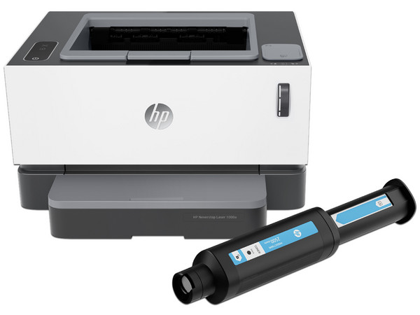 Impresora Monocromática HP Neverstop Láser 1000a con Sistema de Tanque de Toner, hasta 21 ppm, 600x600ppp, USB.