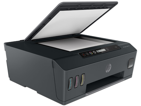 Multifuncional de inyección HP Smart Tank 500, Impresora, Copiadora, Fax y Escáner, 1200 dpi, Sistema de Tanques de Tinta, USB.