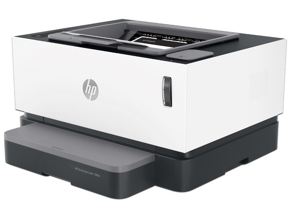 Impresora Monocromática HP Neverstop Láser 1000N con Sistema de Tanque de Toner, hasta 21 ppm, 600x600ppp, USB, Ethernet.
