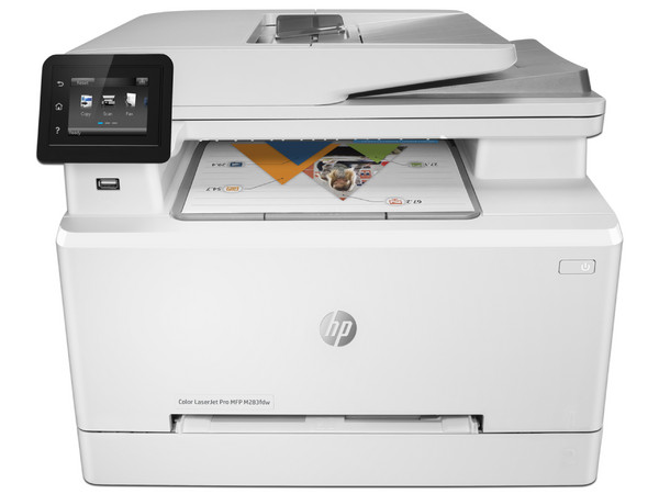 Multifuncional HP LaserJet Pro M283fdw, Impresora Láser a Color, Copiadora, Escáner y Fax, ADF hasta 50 hojas, Wi-Fi, Ethernet, USB.