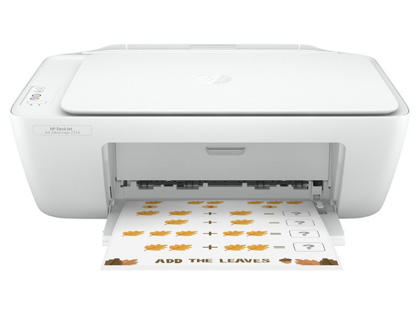 Multifuncional de Inyección de Tinta a Color HP DeskJet Ink Advantage 2374 ,Hasta 1200 x 1200 ppp de Reproducción, Hasta 5.5 ppm de Velocidad de impresión en color, Impresora, Copiadora y Escáner, USB. Color Blanco.