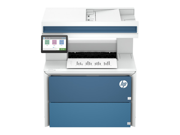 Multifuncional Láser HP LaserJet Enterprise 5601dn, Monocromática, Impresora, Copiadora y Escáner, Velocidad de 52 ppm, Pantalla Táctil, USB, Ethernet. Color Blanco.