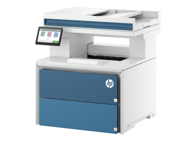 Multifuncional Láser HP LaserJet Enterprise 5601dn, Monocromática, Impresora, Copiadora y Escáner, Velocidad de 52 ppm, Pantalla Táctil, USB, Ethernet. Color Blanco.
