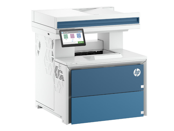 Multifuncional Láser HP LaserJet Enterprise 5601dn, Monocromática, Impresora, Copiadora y Escáner, Velocidad de 52 ppm, Pantalla Táctil, USB, Ethernet. Color Blanco.