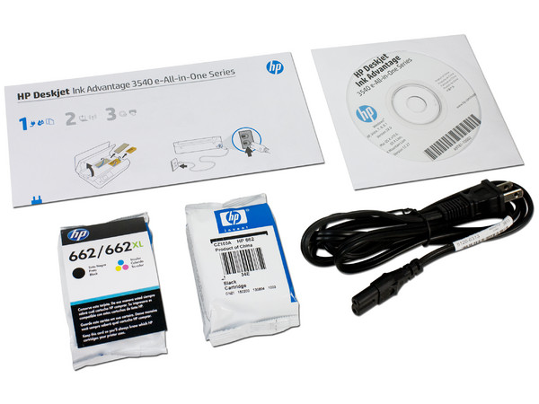Multifuncional de Inyección HP Deskjet Ink Advantage 3545, Impresora, Copiadora y Escáner, pantalla de 5 cm