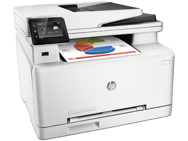 Multifuncional HP Color LaserJet Pro MFP M277dw: Impresora Láser a Color, Copiadora, Escáner y Fax, Pantalla Touch de 3