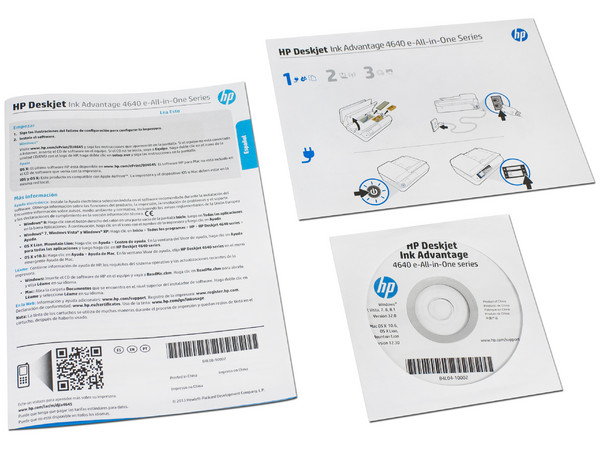 Multifuncional HP DeskJet Ink Advantage 4645, Impresora, Copiadora, Escáner y Fax, WiFi.