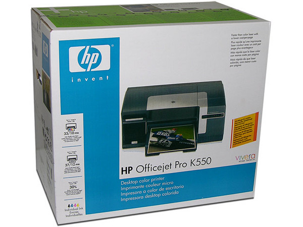 Impresora HP Officejet Pro K550, 4800 DPI, 37PPN Y 33PPC, USB