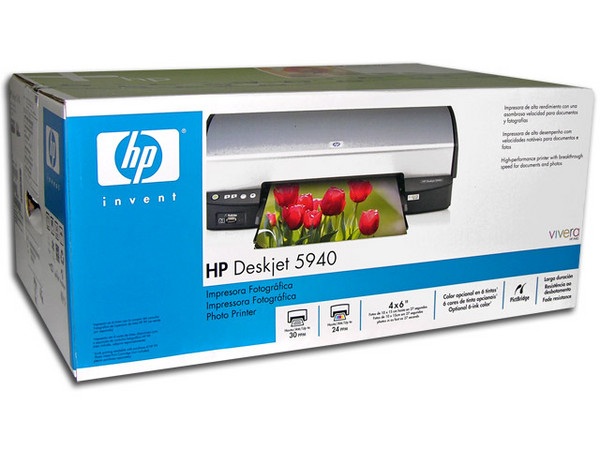 Impresora de Inyección a Color HP DeskJet 5940, resolución 1200 x 1200 dpi