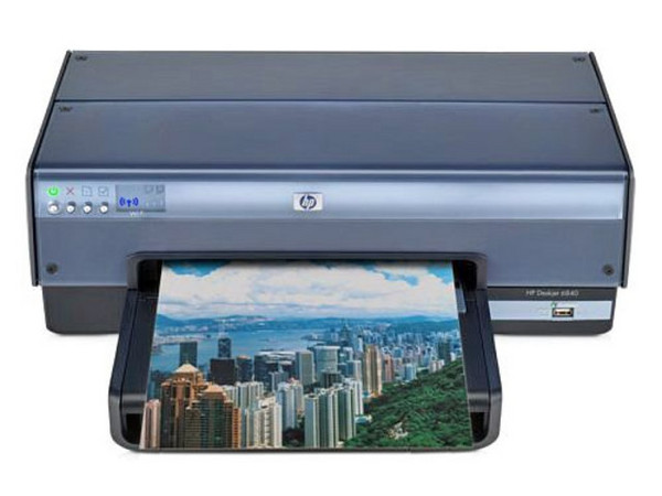 Impresora de Inyección a Color HP DeskJet 6840, resolución 4800x1200 dpi, Inalámbrica.