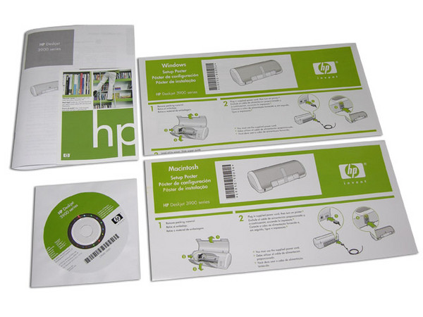 Impresora de Inyección a Color HP Deskjet 3940, resolución 1200dpi.