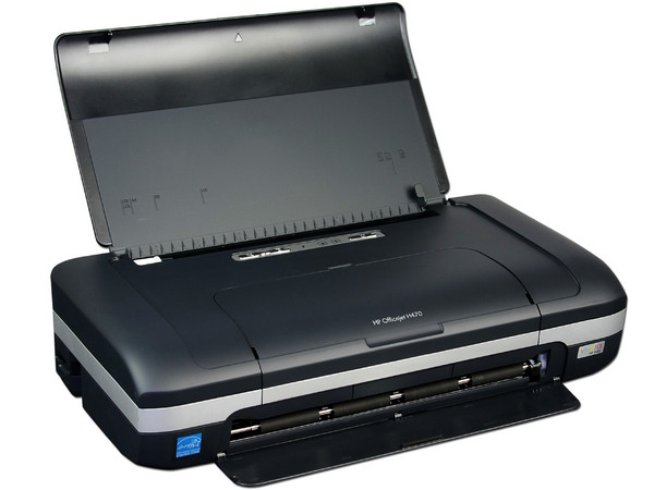 Impresora de Inyección a Color Portátil HP Officejet H470wbt con Bluetooth y lector de memorias.