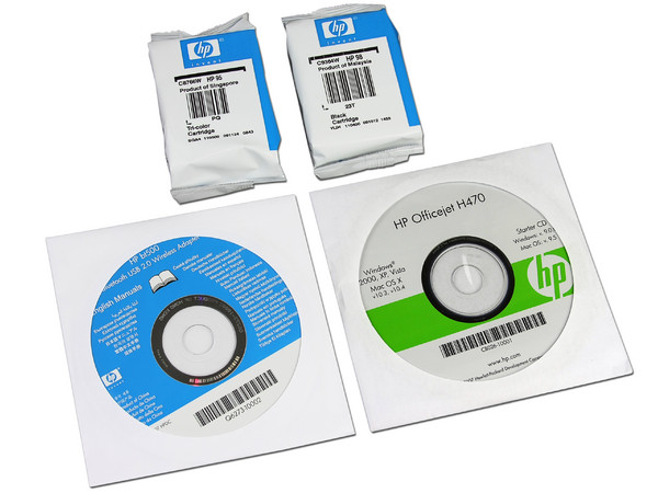 Impresora de Inyección a Color Portátil HP Officejet H470wbt con Bluetooth y lector de memorias.