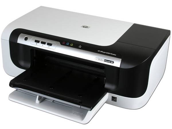 Impresora de Inyección a Color HP Officejet 6000, resolución hasta 4800 x 1200 ppp. Wifi 802.11b/g integrada.