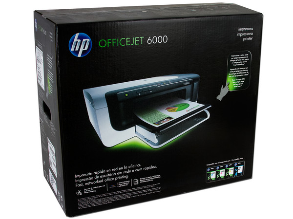 Impresora de Inyección a Color HP OfficeJet 6000 hasta 4800x1200 ppp, 31 ppm